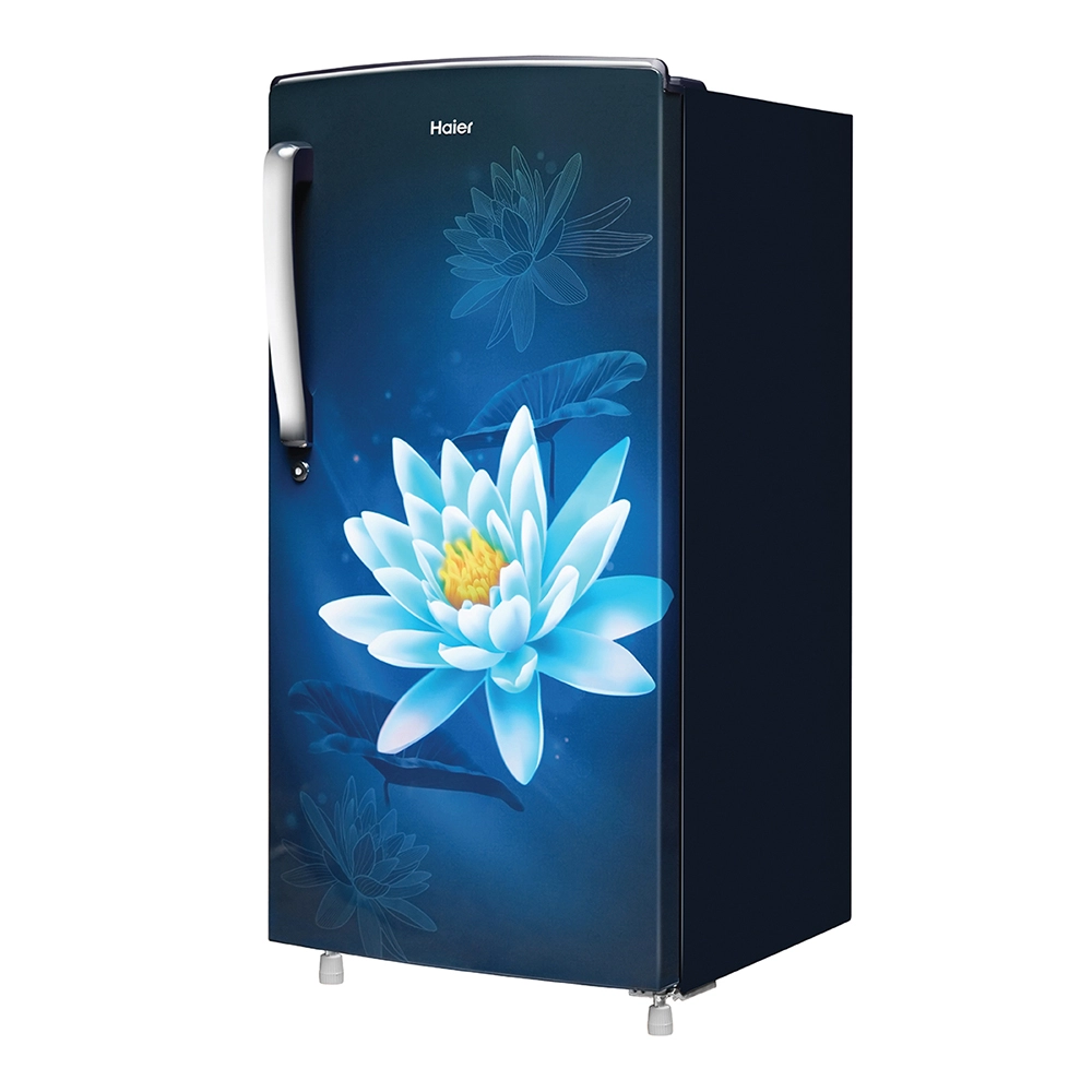 Haier 175L 2 Star Direct Cool Single Door Refrigerator with Toughened Glass Shelf - HRD-1962CBL-N